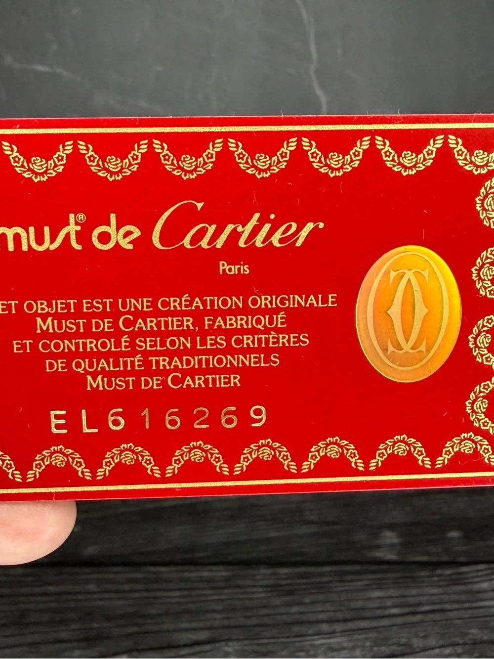 Cartier Bordeaux Leather Zip Pouch Must de Cartier Cosmetic Case Full Inclusion